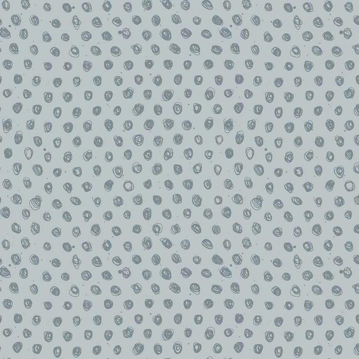 Andover Fabrics Ink 915CL Polka Silver Sage grijs