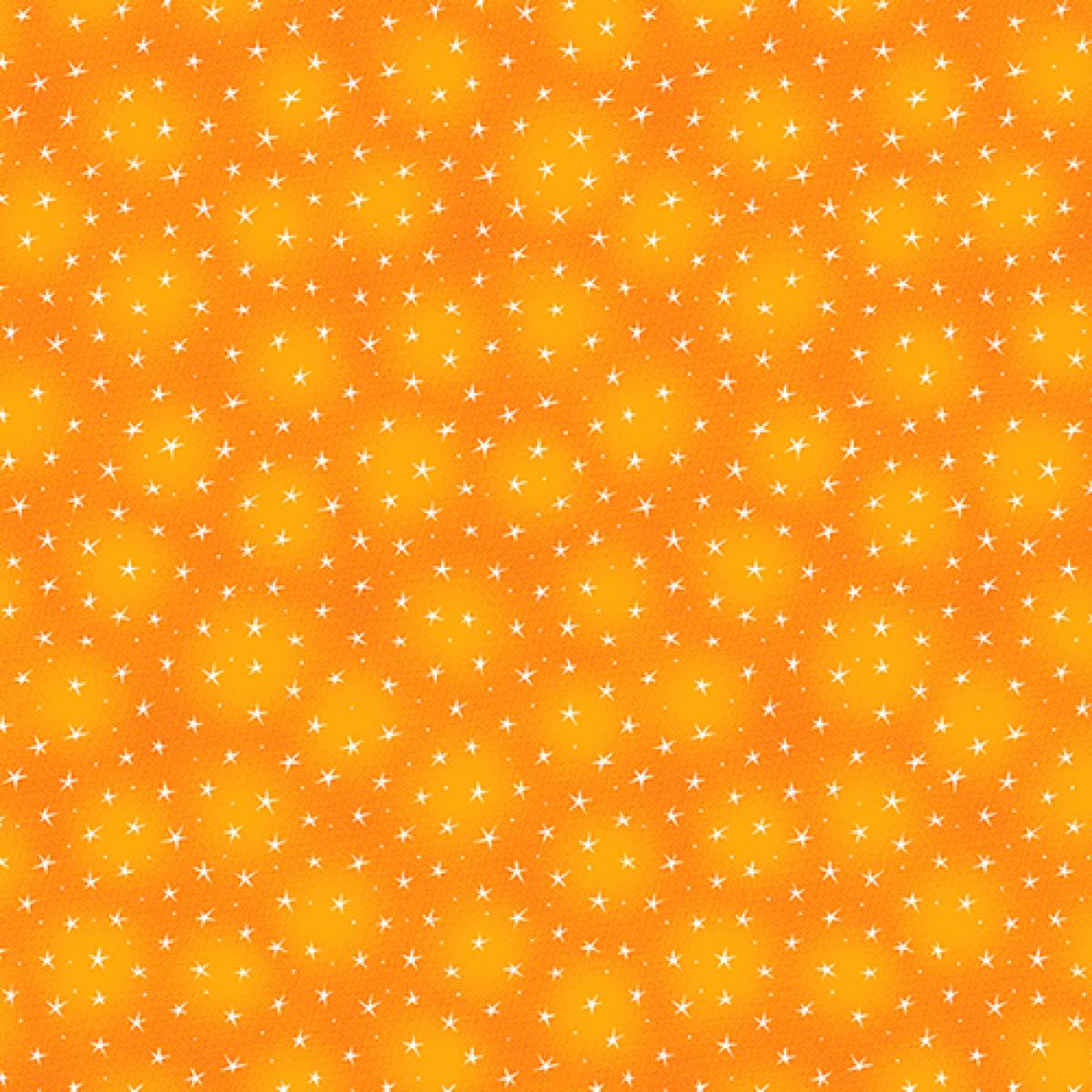 Blank Quilting BK6383 Small Stars Orange ster oranje