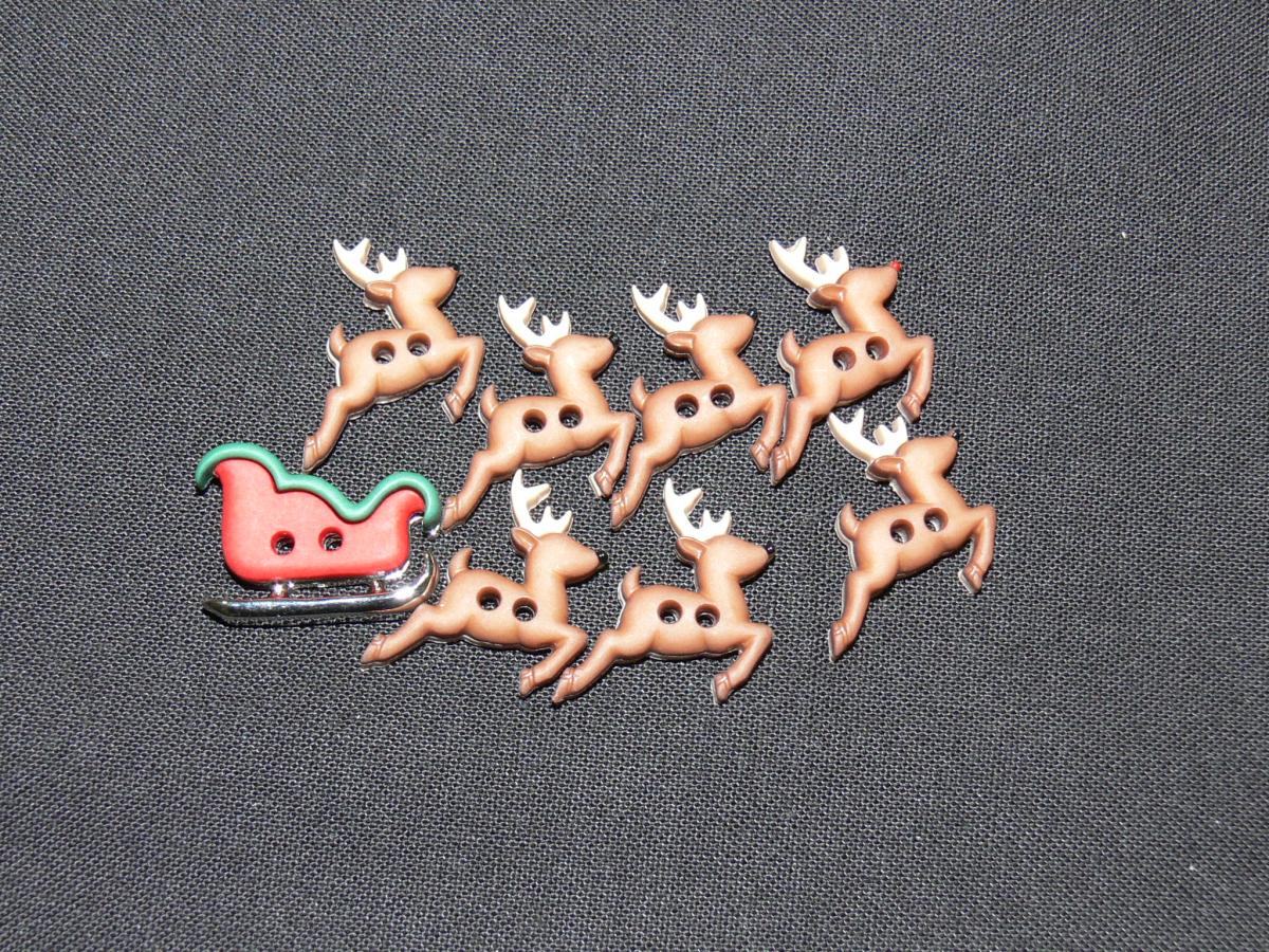 Sew cute sleigh rendeer 7590