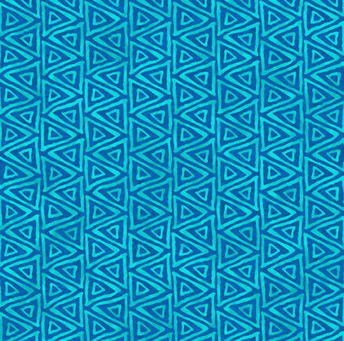 Cloth Works Mythical jungle driehoek Y2133-34M blauw