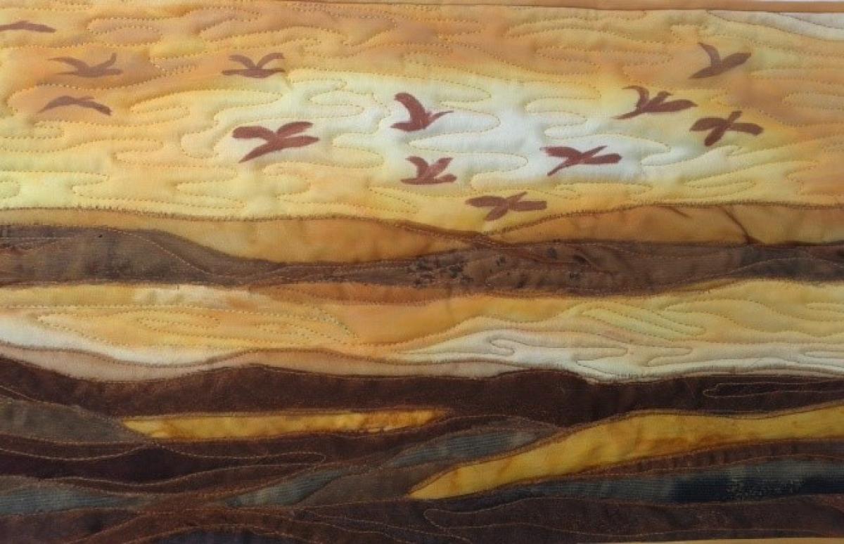 Artquilten textielcollage