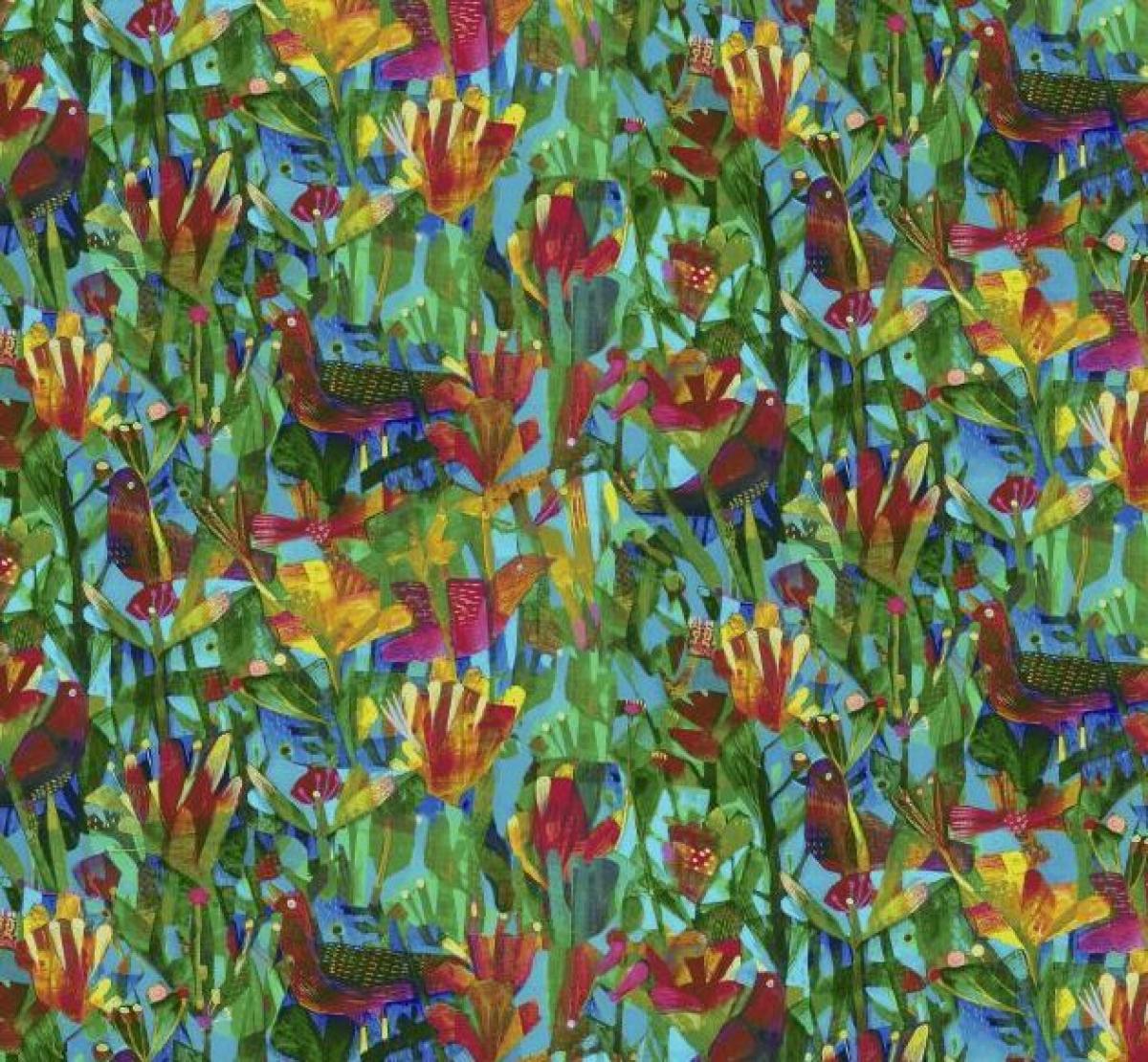Free Spirit Find the Birds PWSE002 Find the Birds green