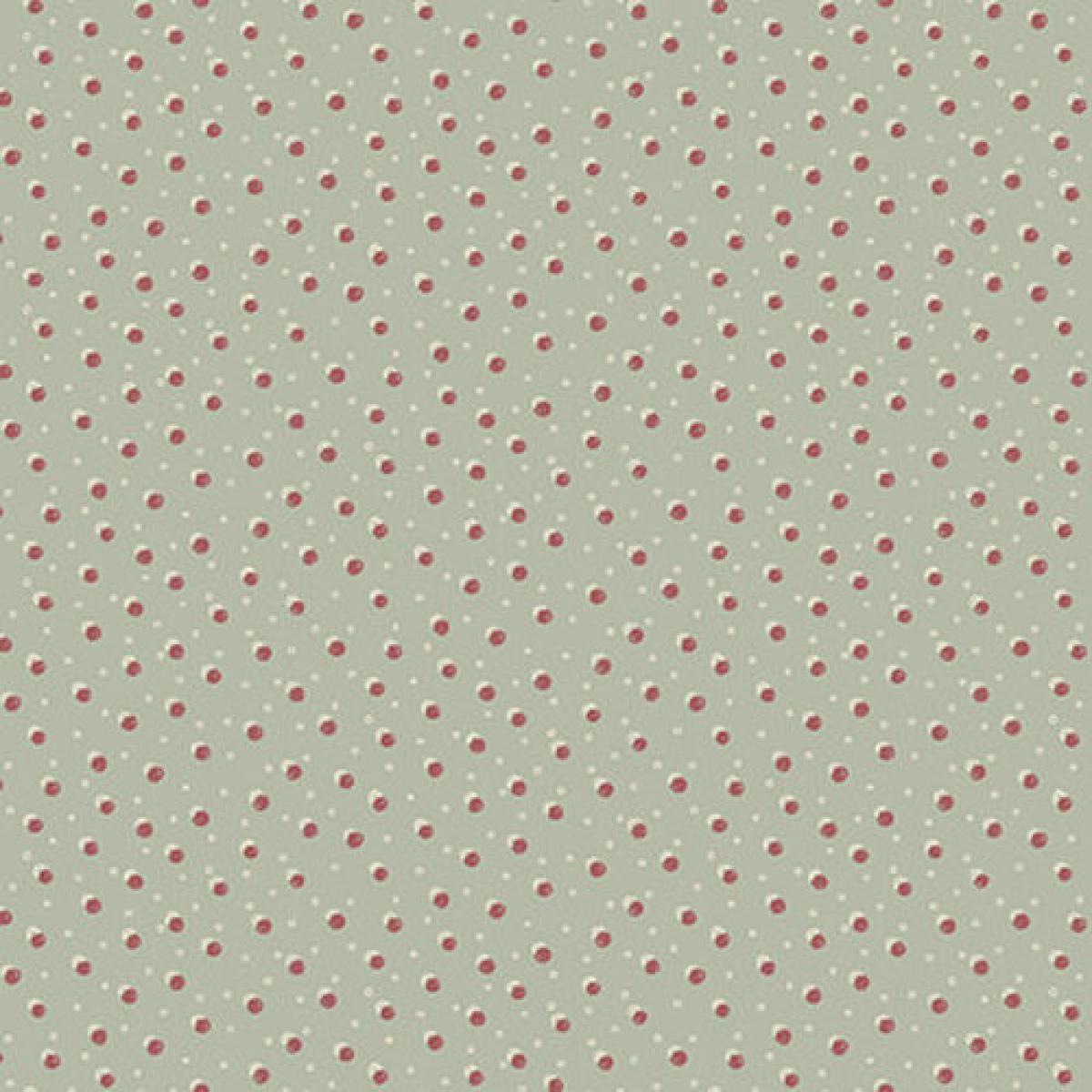 Henry Glass Fabrics Winter Wonderland sneeuwvlok 2304-11 groen