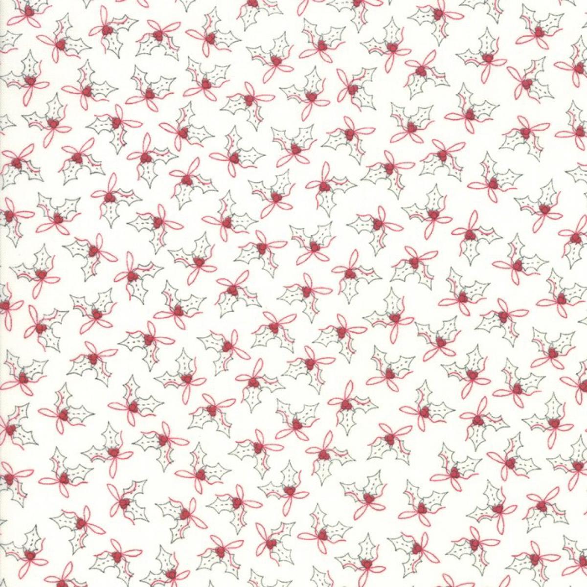 Moda Country Christmas 2966-11 hulst ecru