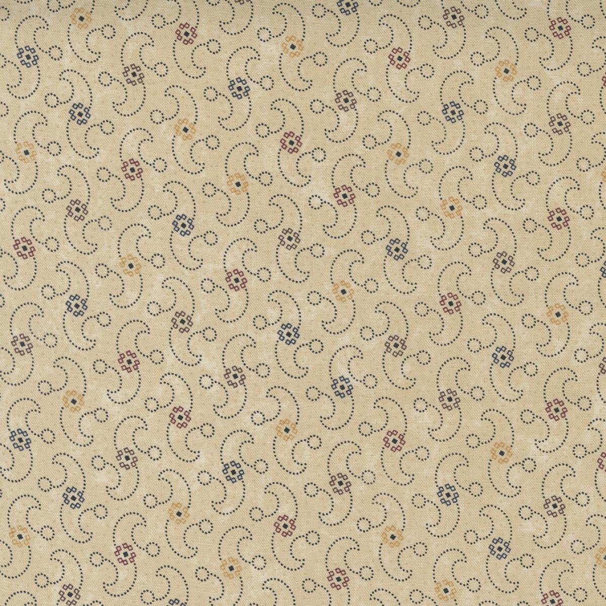 Moda Hope Blooms 9674-11 bloem stippen beige