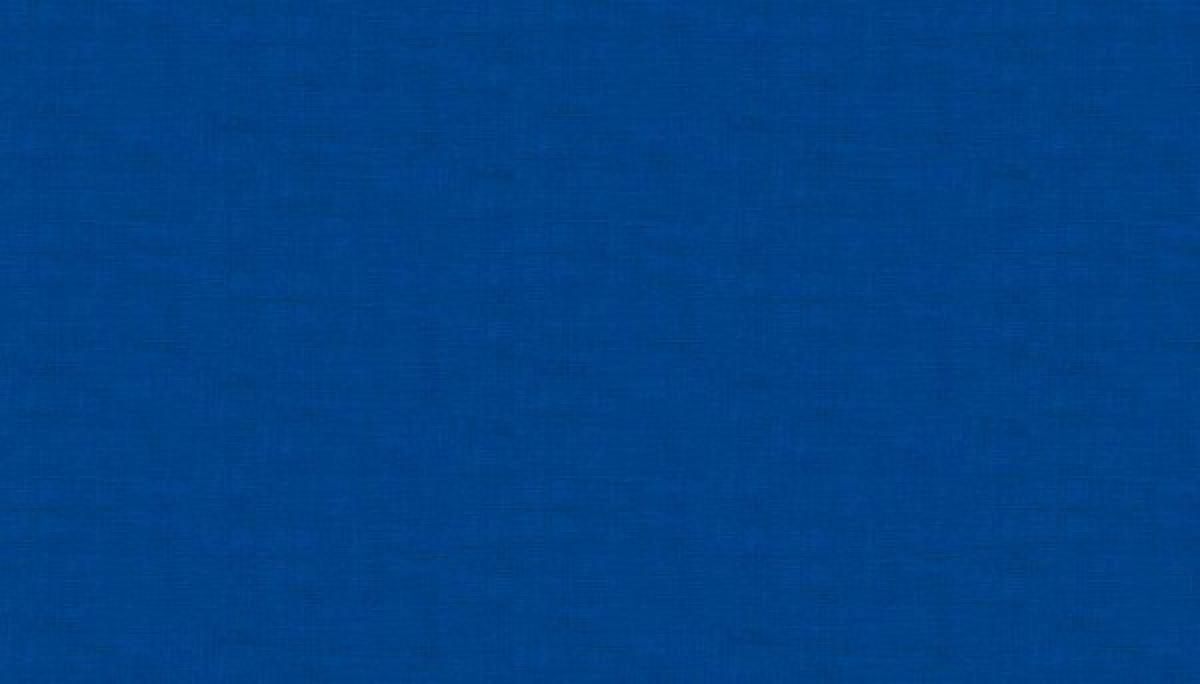 Makower Linen Texture 1473 B11 Ultramarine blauw 