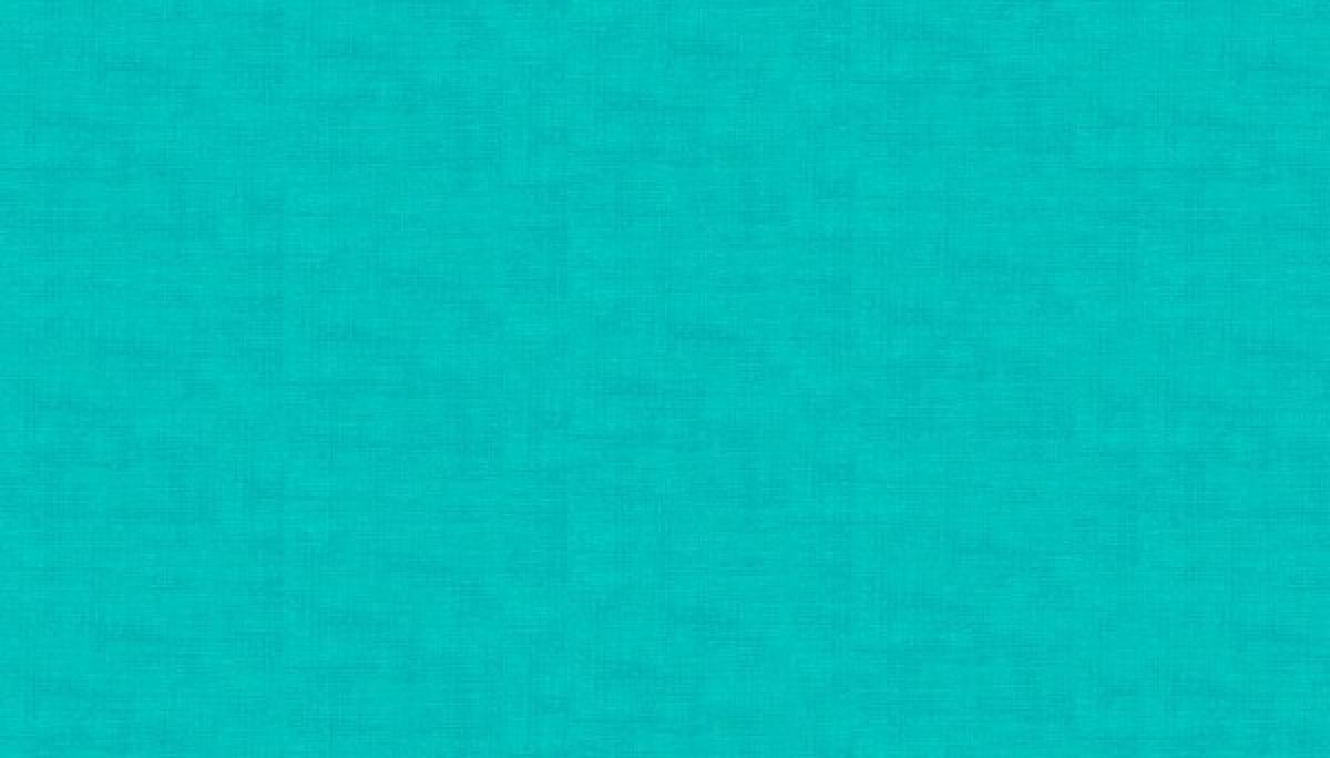 Makower Linen Texture 1473 T3 Aquamarine blauw