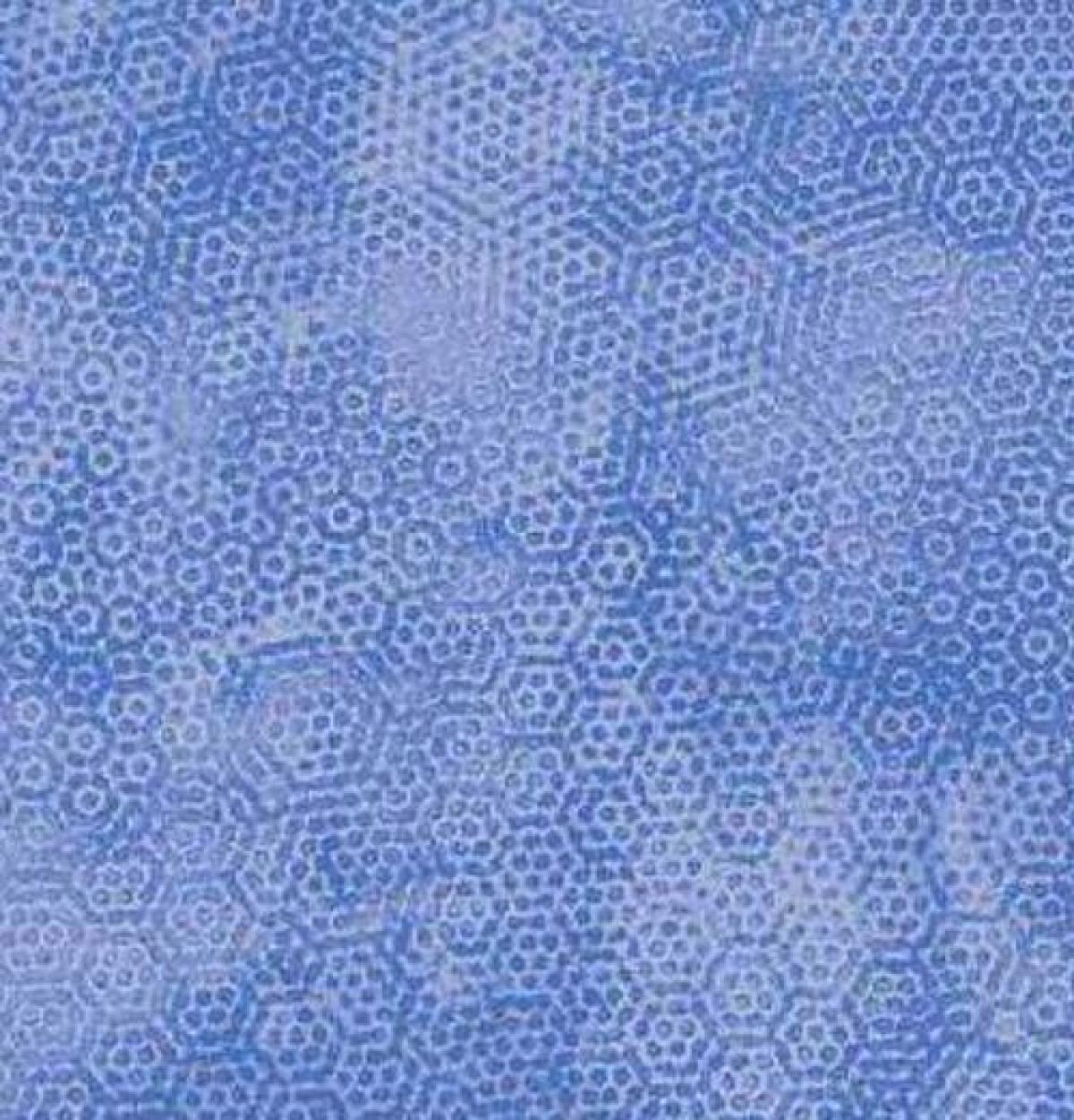 Makower Dimples 1867 B10 Cornflower blauw