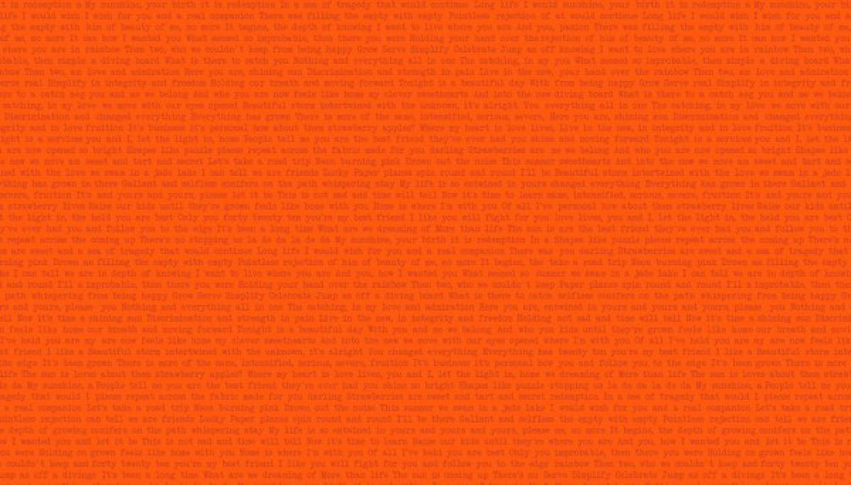 Andover Fabrics Sun Print tekst oranje 9035O 