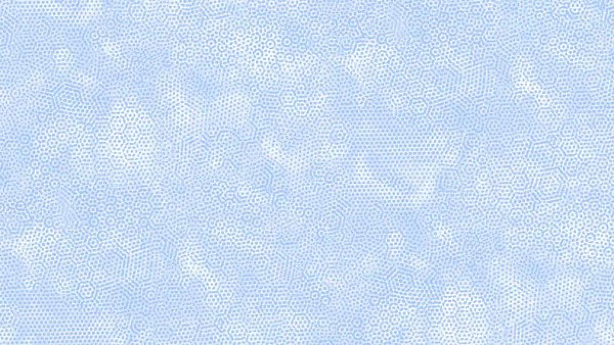 Makower Dimples 1867 W4 Snowsquall blauw