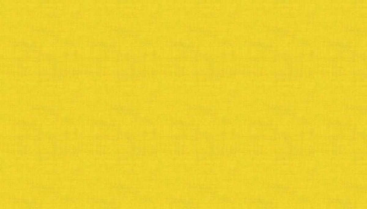 Makower Linen Texture 1473 Y4 Sunflower geel