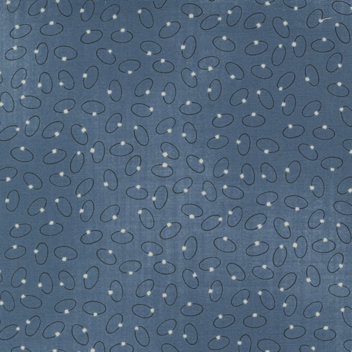 Moda Astra 16925-16 sterren stippen cirkel blauw