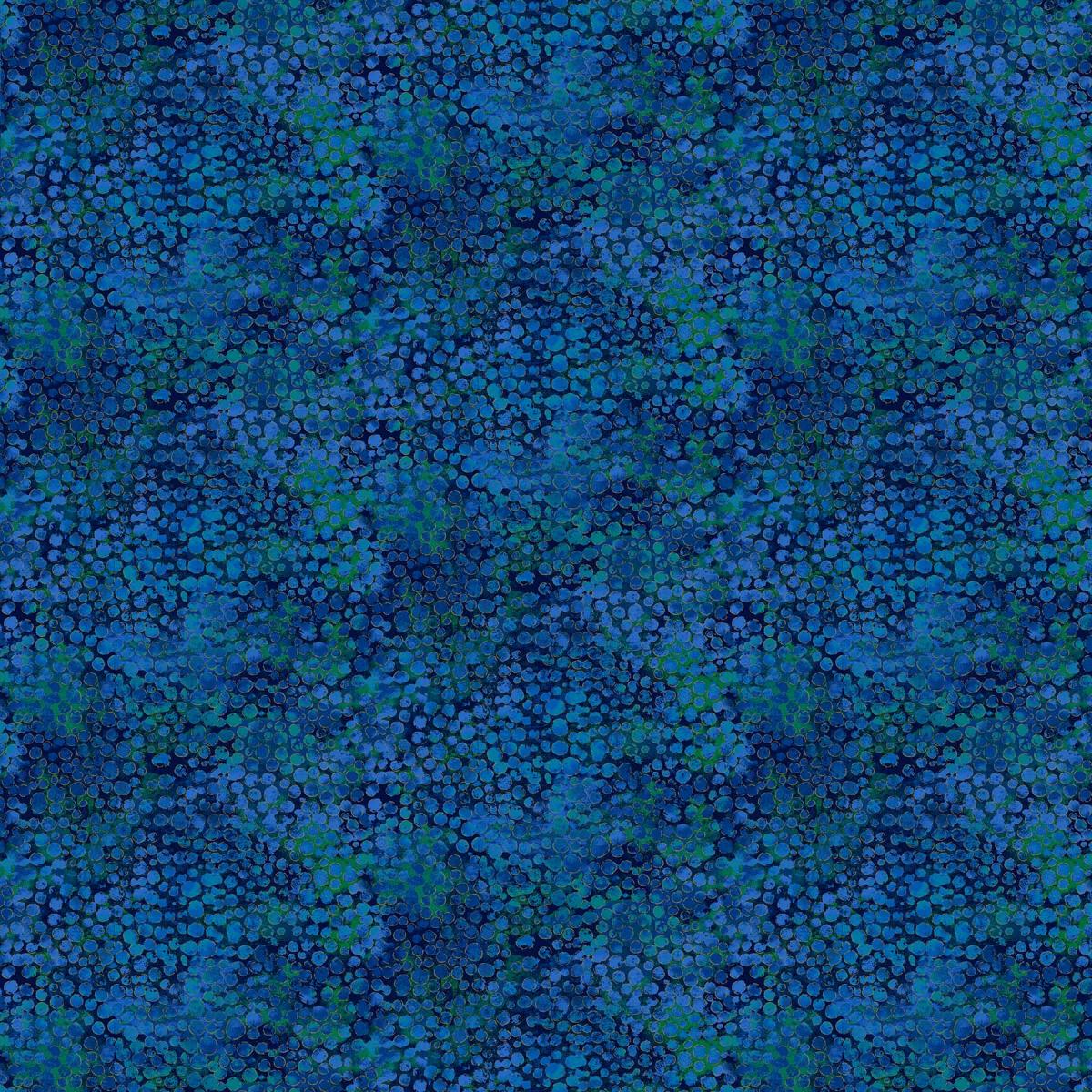 Northcott Artisan Spirit Shimmer Wild Thing 24048-48 blauw