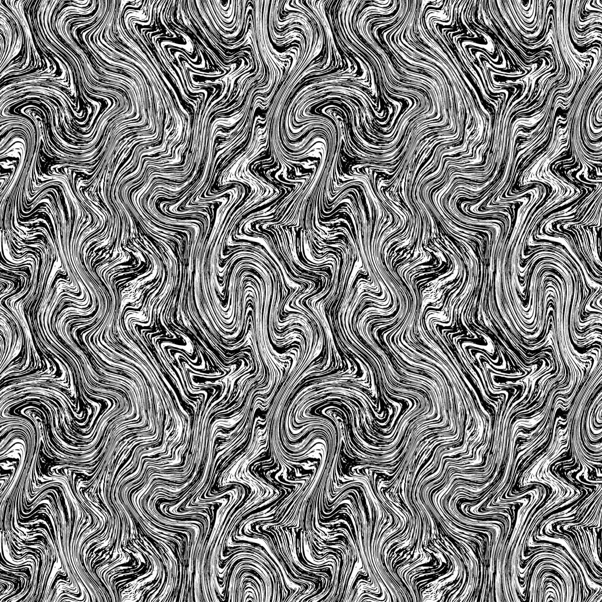 Northcott Fluid 10070-99 hypnotic zwart