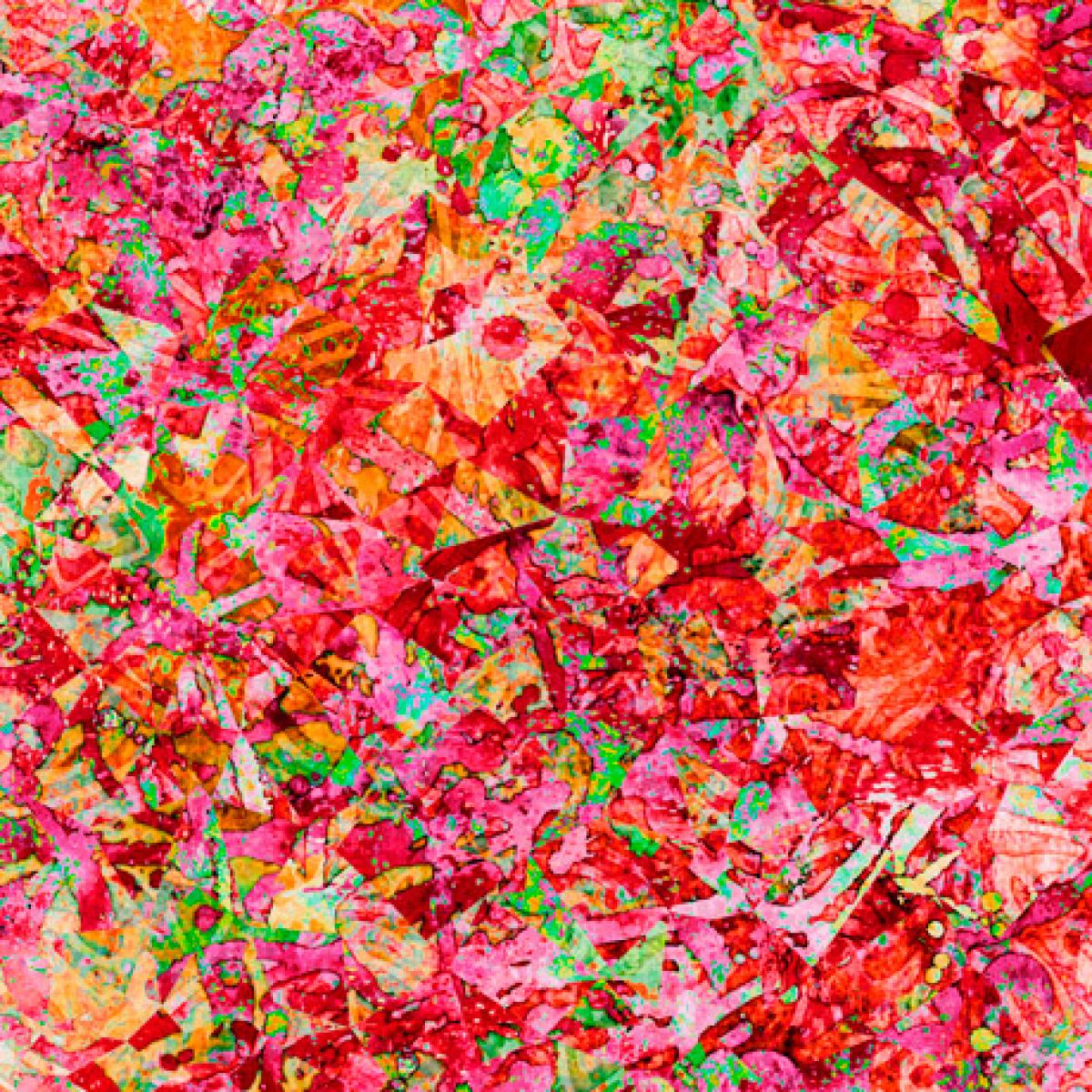 QT Fabrics Illumination 27696 R Geranium Rood
