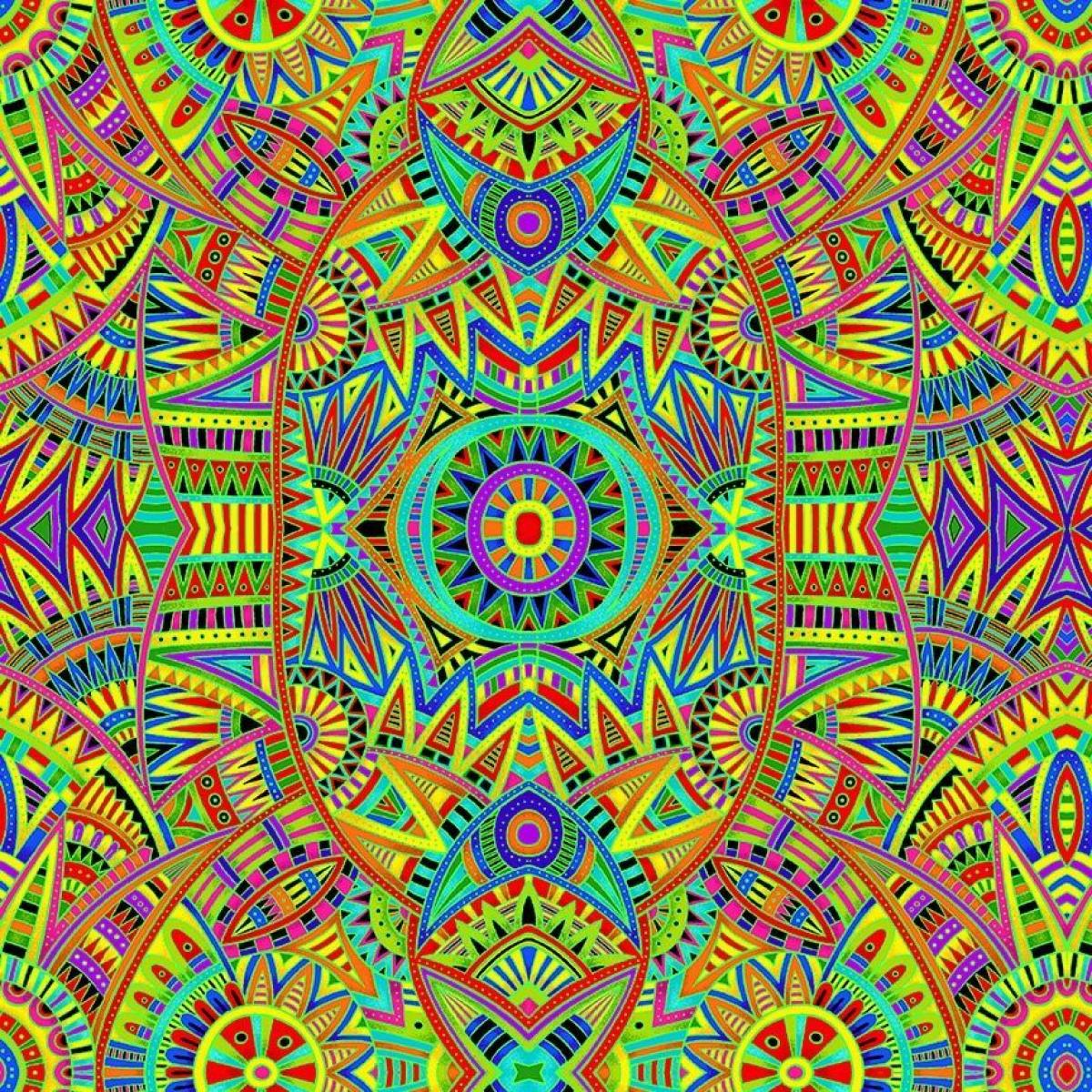Timeless Treasures African Sunset CM2044 multi