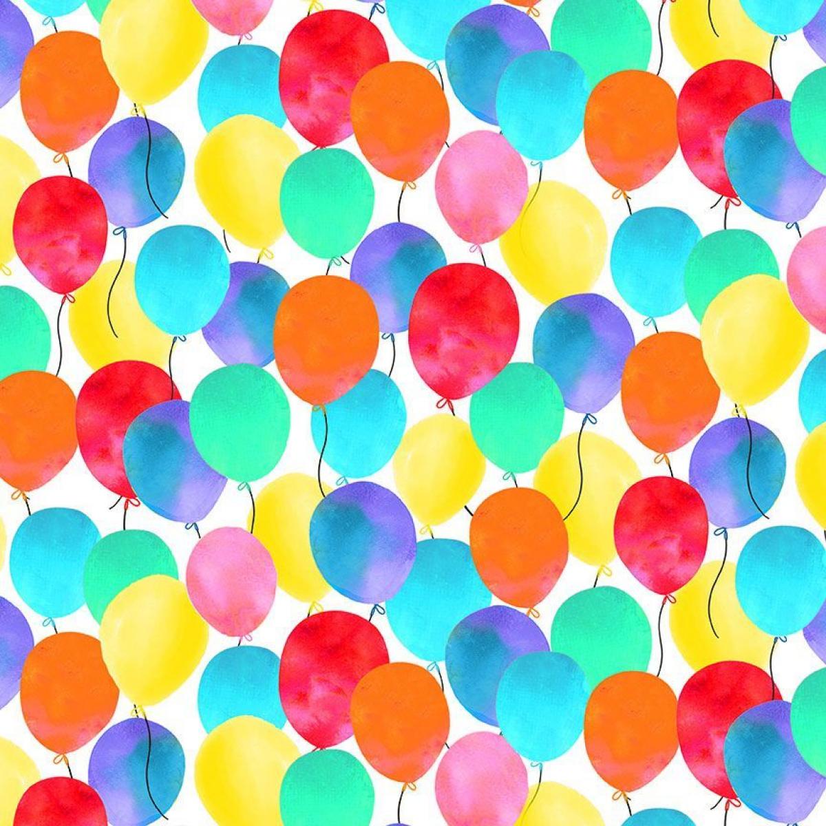 Timeless Treasures Party Animal CD2071 ballonnen multi