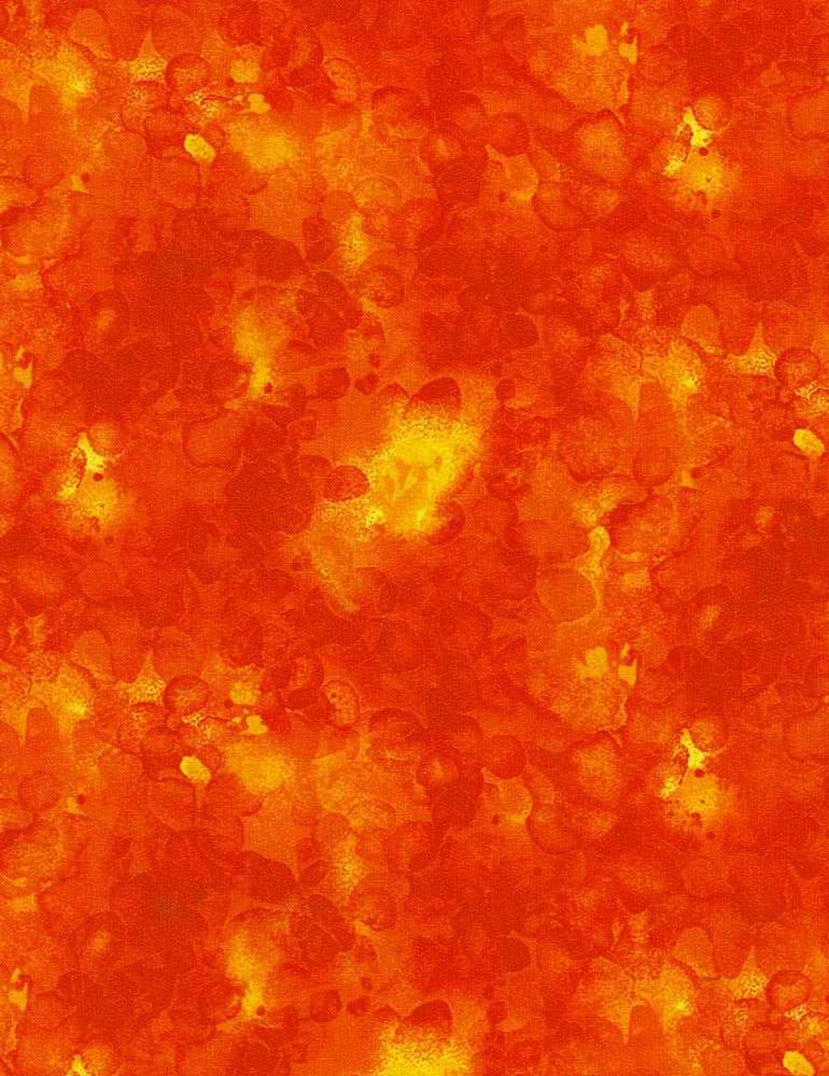 Timeless Treasures Solid Ish C6100 flame oranje