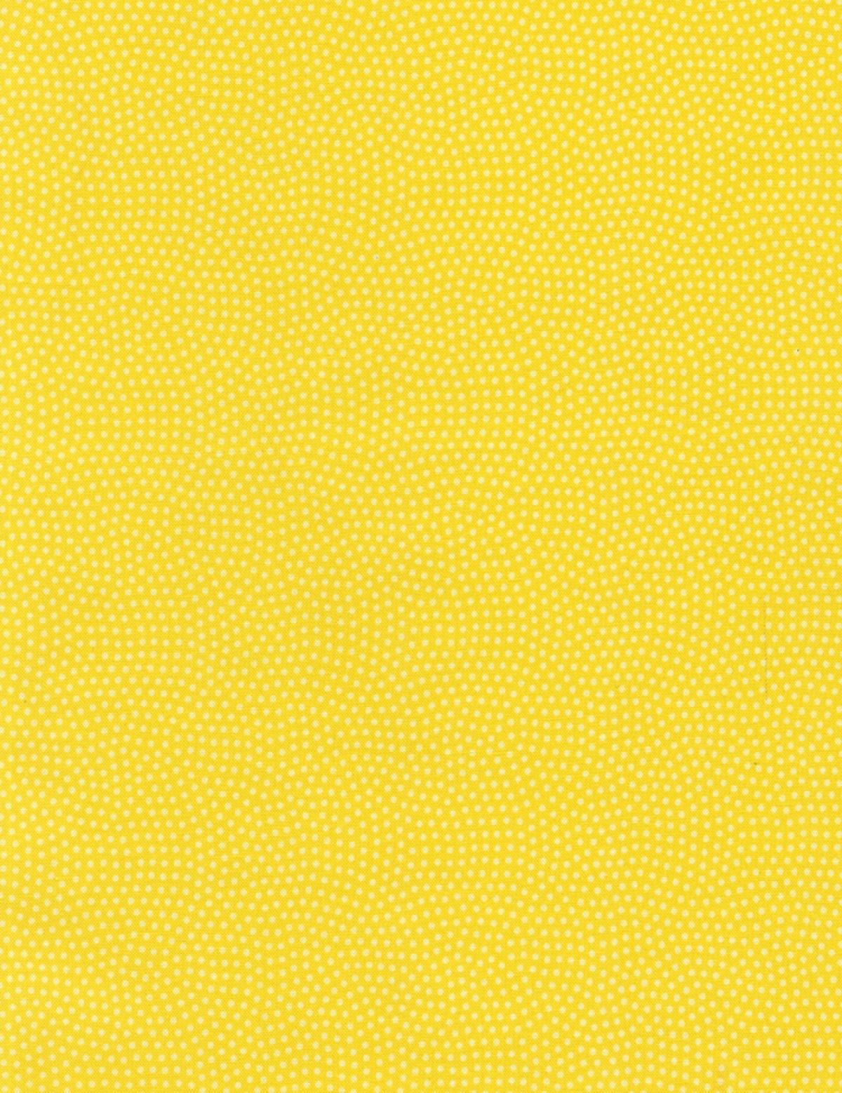 Timeless Treasures Spin Basic Lemon stippen C5300 geel 
