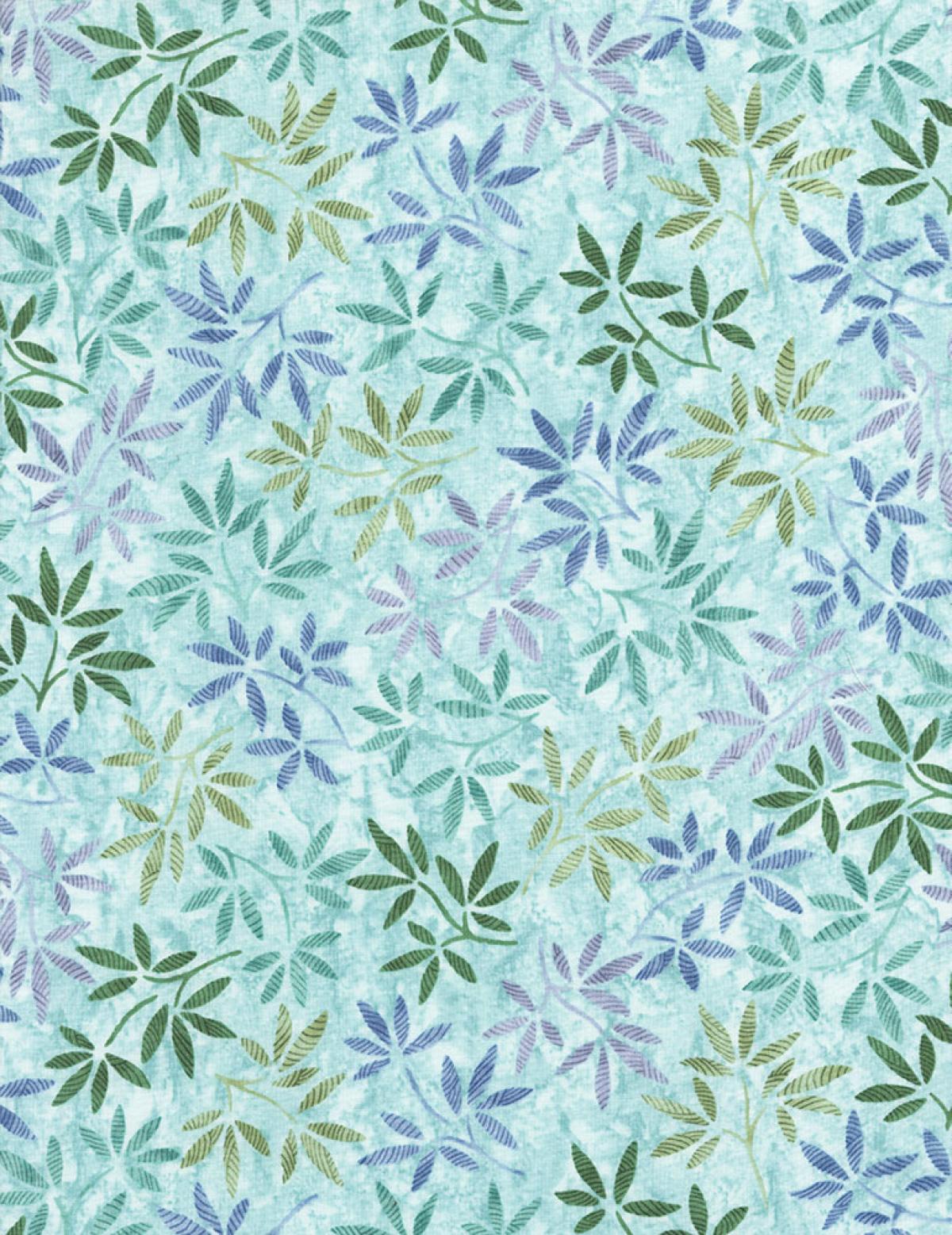 Timeless Treasures Tranquility C6055 Sea bloemen